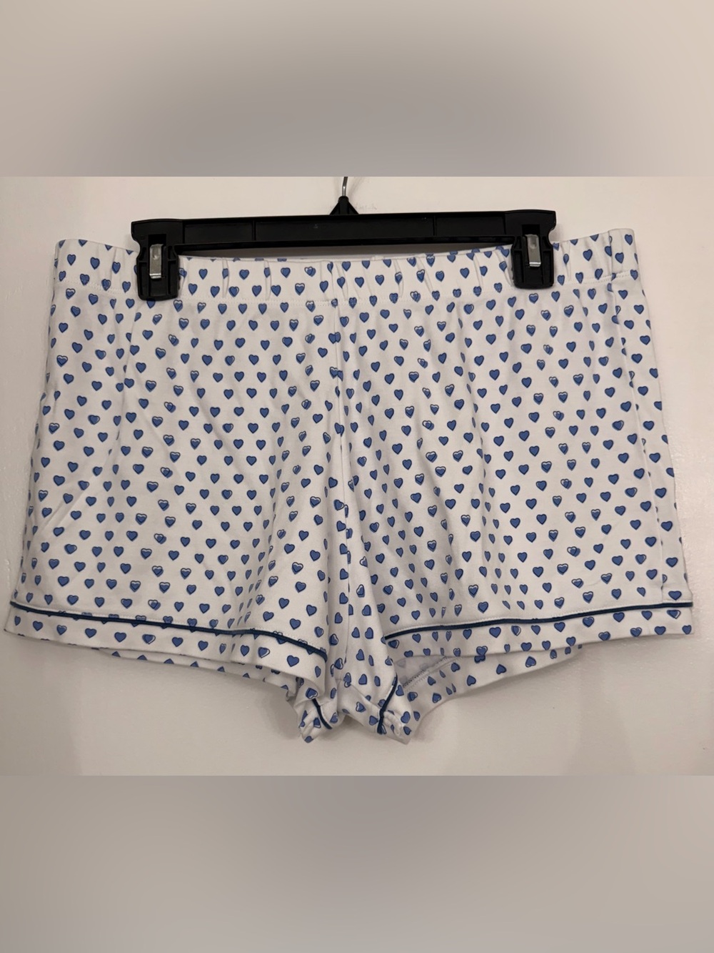 Roller Rabbit Blue Heart Cotton Shorts Size Large - Picture 2 of 4